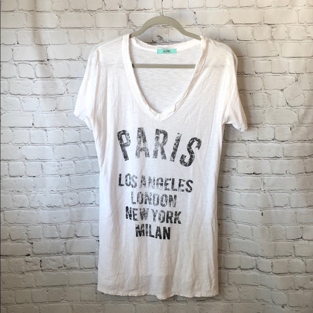 Karlie long Vneck shirt